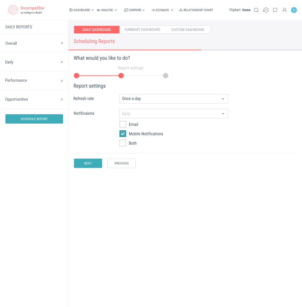 clear n consice retail dashboard